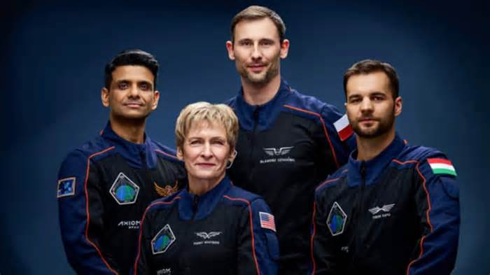 Indian astronaut Shubhanshu Shuklas crew Spacex dargon spacecraft Falcon 9 rocket head to international space station iss joint venture between NASA, SpaceX and ISRO date and ...