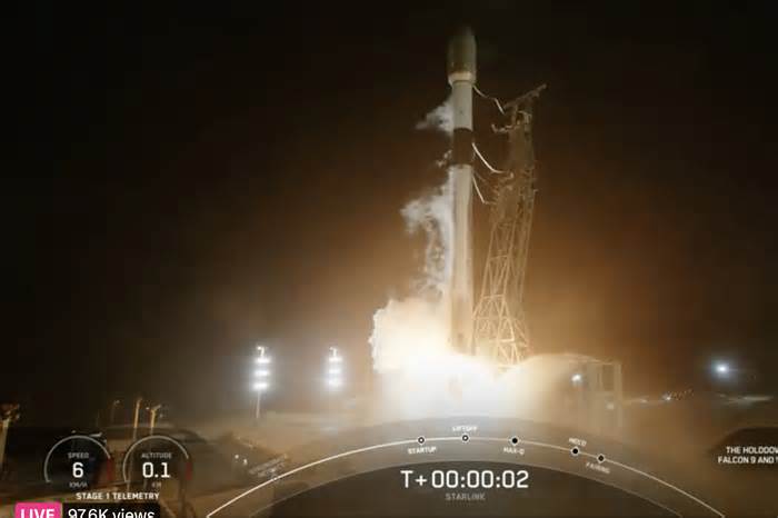 SpaceX Falcon Rocket Delivers Direct-to-Cell Satellites From Vandenberg SFB