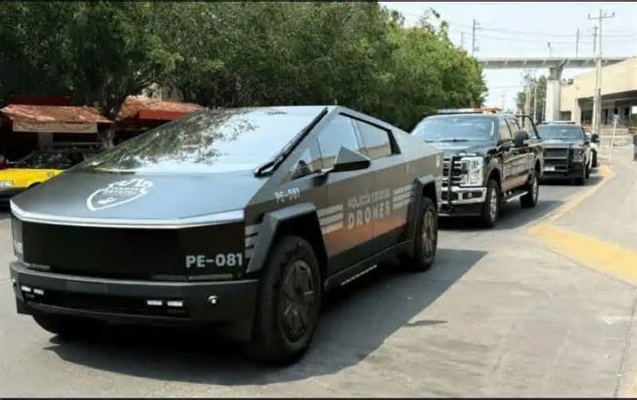US congratulates Jalisco State Police on its new Tesla Cybertruck fleet