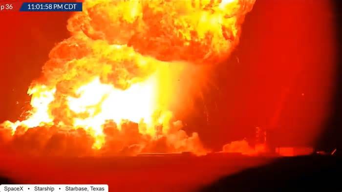Explosion rocks Elon Musk’s SpaceX base during Starship fire testing, halts launch preparations