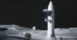 NASA Releases New Render of SpaceX's Starship Landed on the Moon's Surface
