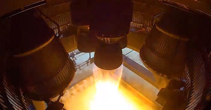 Watch SpaceX blast a Starship engine ahead of 10th flight