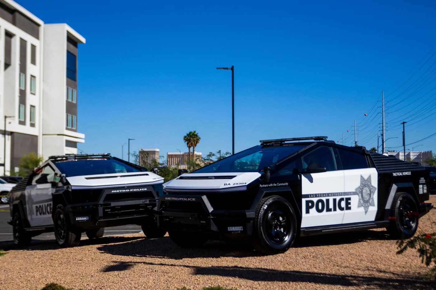Cybertruck fleet to patrol Las Vegas