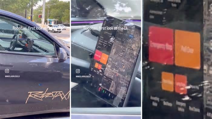 This Is the First Look at the New User Interface Tesla Tests for Its Robotaxis