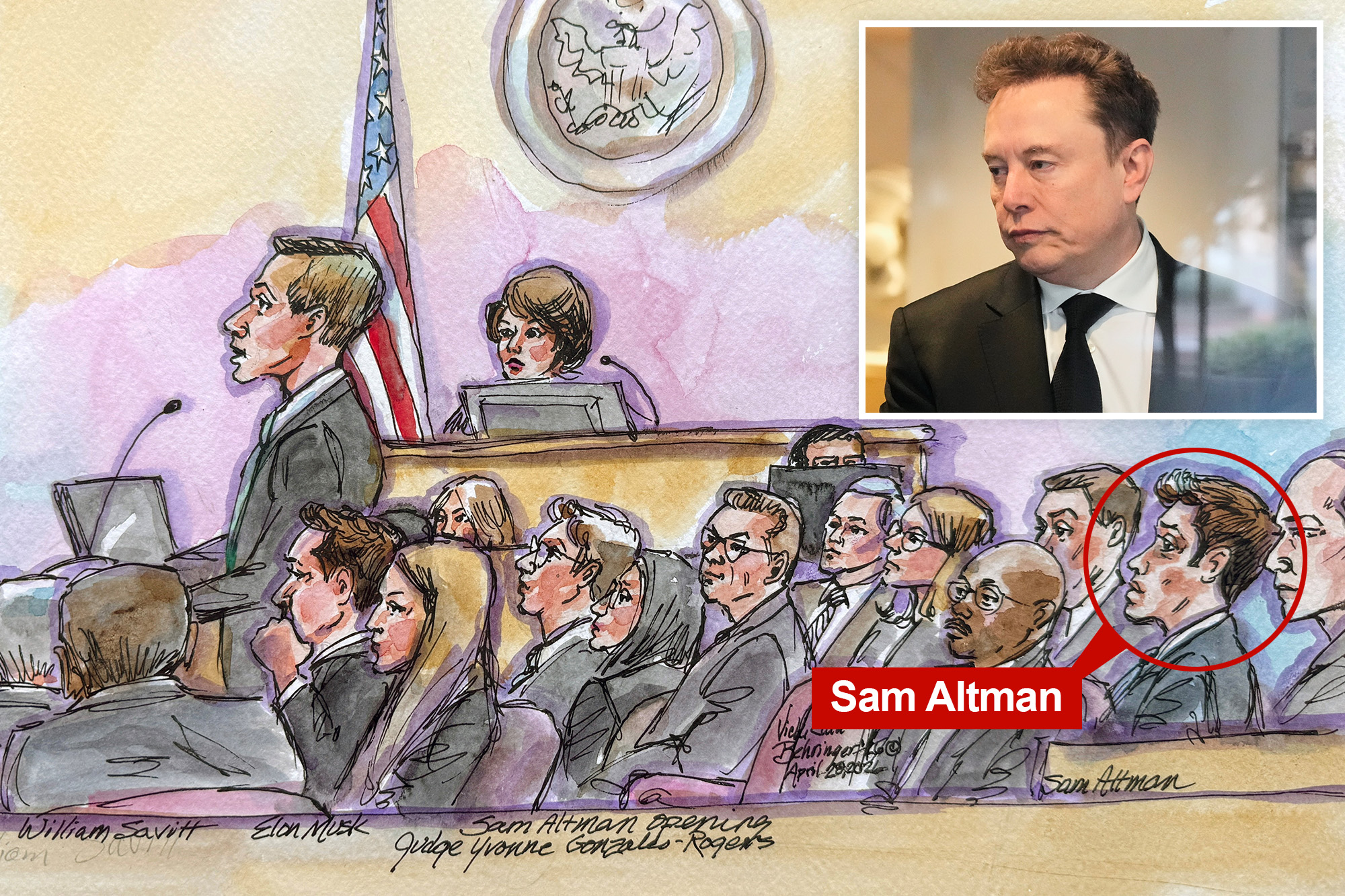 Musk kicks off explosive OpenAI trial by slamming Altman, company for abandoning non-profit mission: ‘Not OK to steal a charity’
