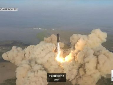 WATCH: SpaceX Starship rocket launches into space