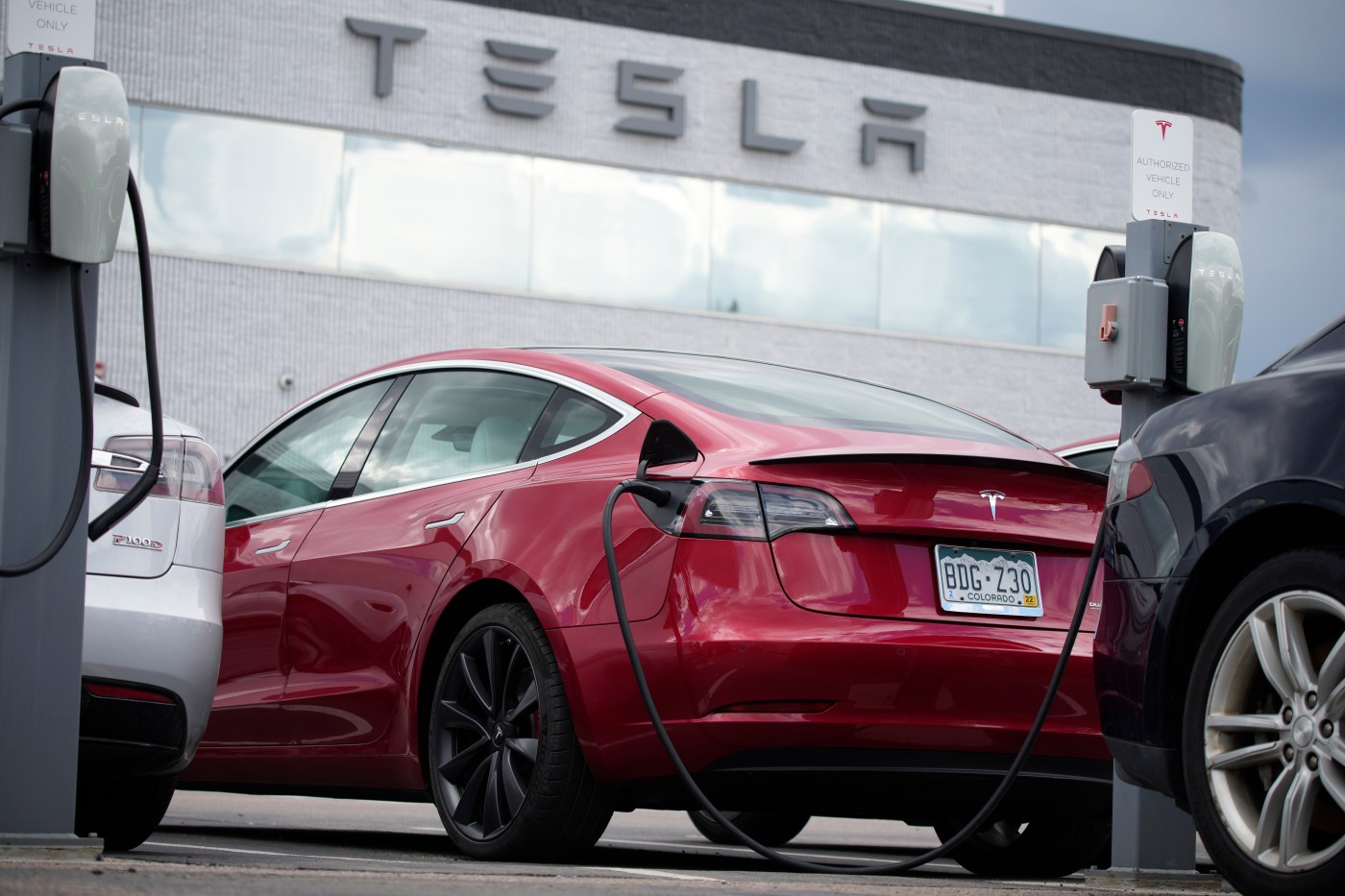 Boston man accused of tagging Teslas with Elon Musk stickers gets his case dropped