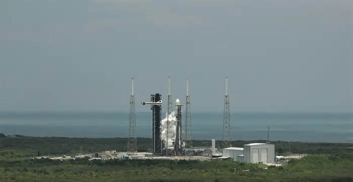 SpaceX aims to send up more of competitor Amazon’s internet satellites