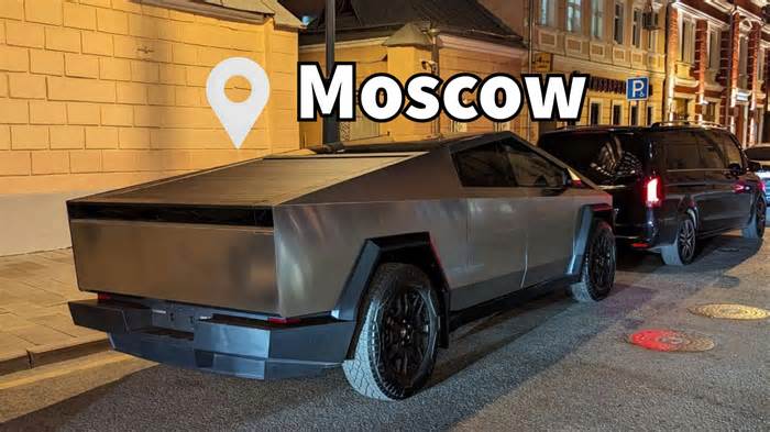 Tesla Cybertruck Spotted in Moscow, Russians Not Impressed