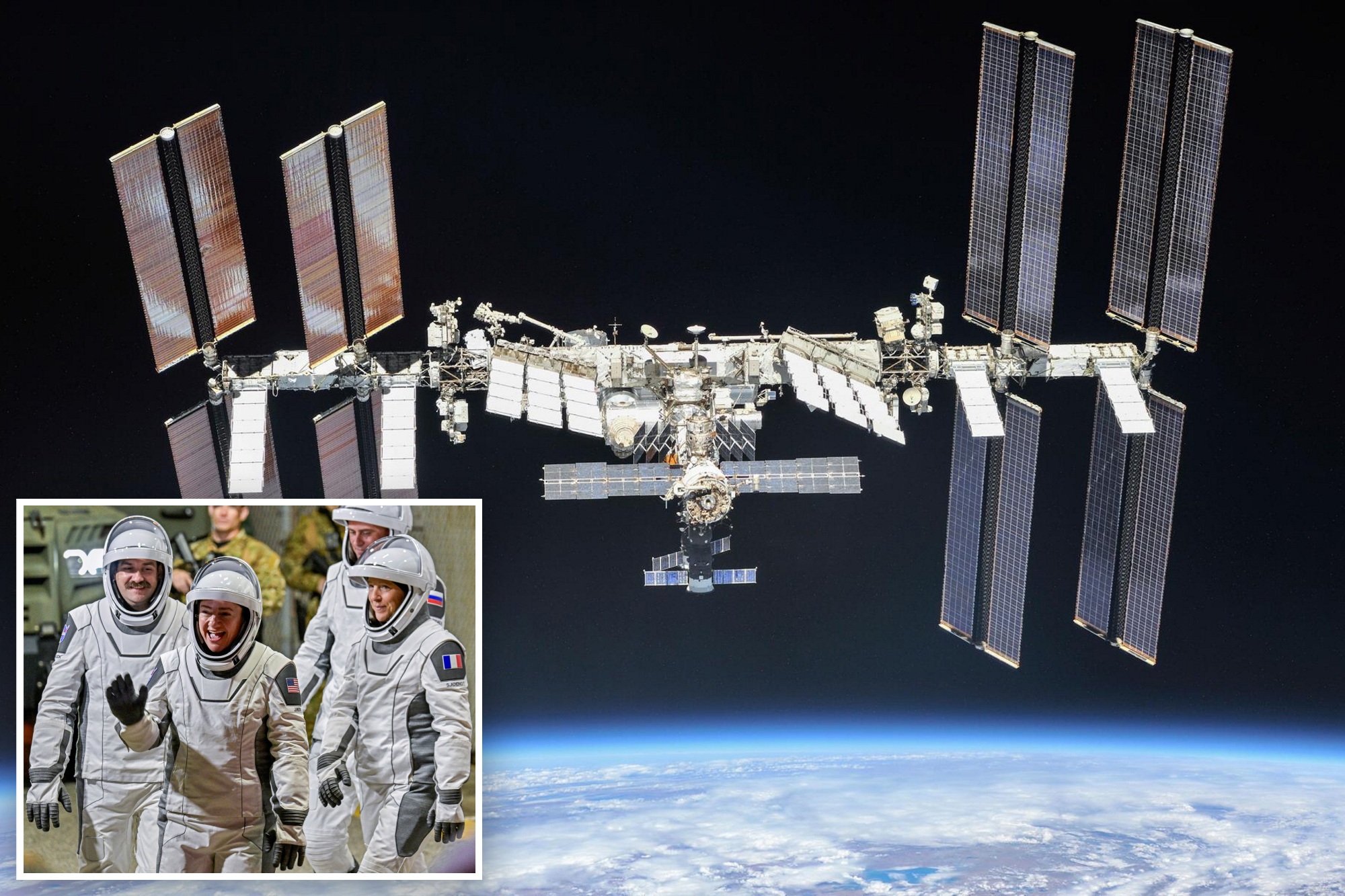 NASA astronauts return to International Space Station after Russia pauses repairs to new leaks