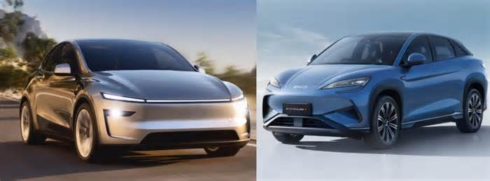 Tesla Model Y vs BYD Sealion 7: Who comes out on top in head-to-head spec battle?