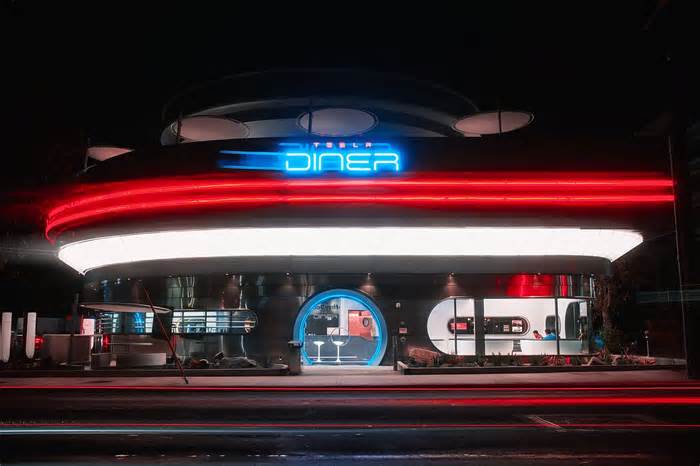 Elon Musk's Tesla Unveils Diner With 'Optimus Robot Servers', Movie Theatre & Superchargers In Los Angeles