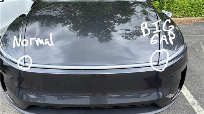 My $60K 2026 Tesla Model Y Had A Crooked Light Bar And Burnt Plastic At Delivery, I Almost Refused Delivery Until This Happened