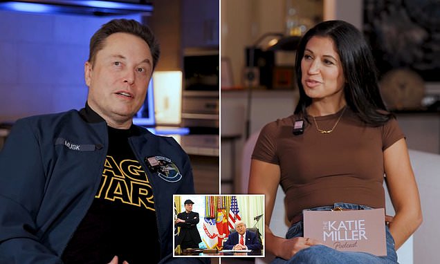 Elon Musk tells Katie Miller that DOGE was only 'somewhat successful' and reveals whether he would do it again