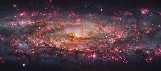 Astronomers create a dazzling, elaborate map of nearby galaxy in thousands of colors