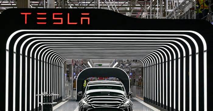Tesla shares fall amid delays, distractions and fading EV dominance