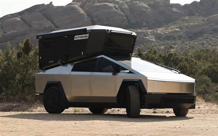 Unique Yacht-Inspired Monoblock Camper for Cybertruck Is Amazing, It's Available in the US