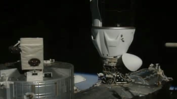 Axiom-4 astronauts on SpaceX Crew Dragon welcomed aboard International Space Station (video)