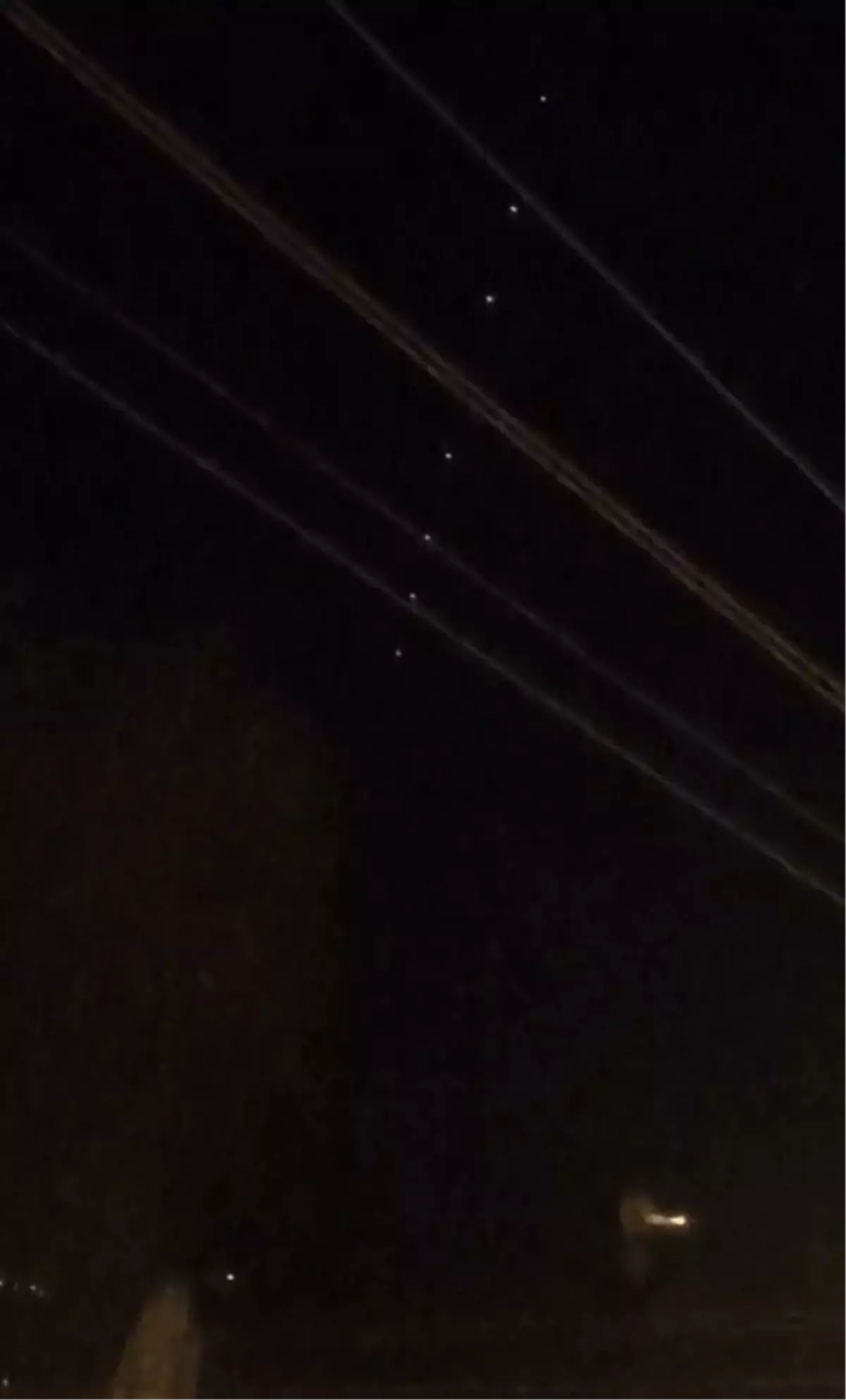 Starlink uyduları Bursa semalarında görüntülendi