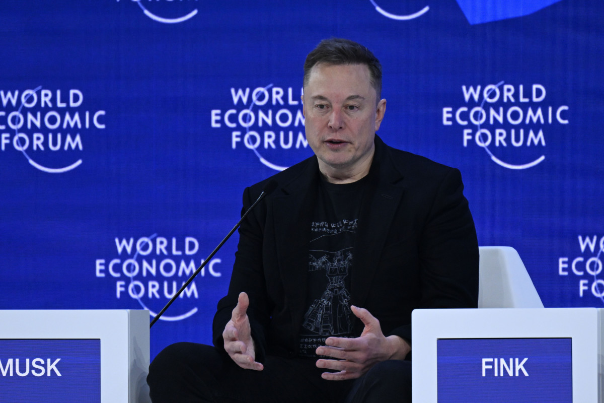 Musk just dropped a wild AI warning at Davos