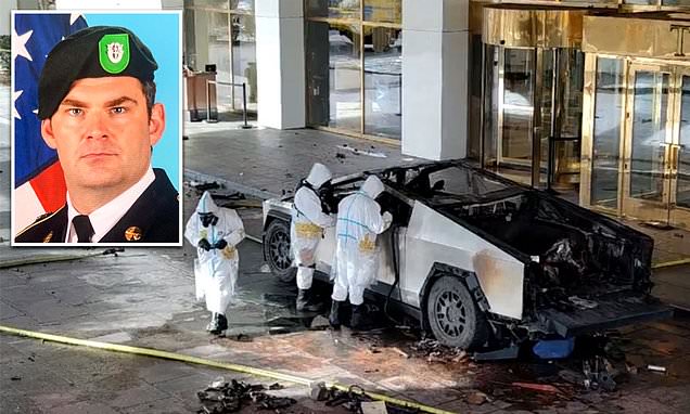 Las Vegas Cybertruck bomber's classified confession: Mystery as police suppress key details into Green Beret behind Trump hotel explosion