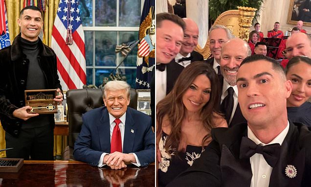 Donald Trump gushes over 'incredible' Cristiano Ronaldo and reveals private phone call after Oval Office tour