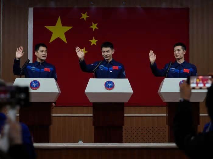 China prepares to send three astronauts to Tiangong space station
