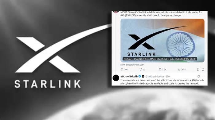 Starlink India To Offer Desi Users Monthly Data Cheaper Than Jio? SpaceX VP Of Engineering Reveals The Truth