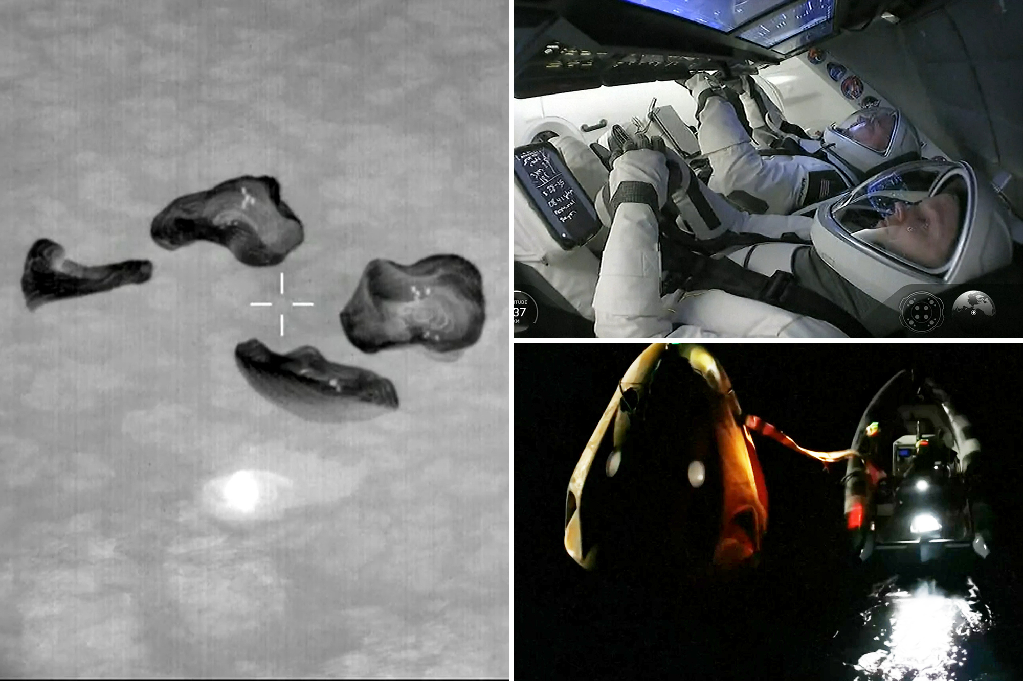 Ailing astronaut returns to Earth early in NASA’s first medical evacuation