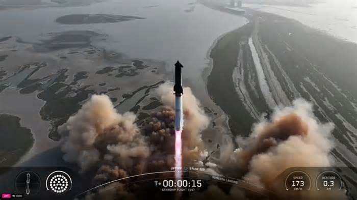Watch highlights from SpaceX Starship’s ambitious test flight