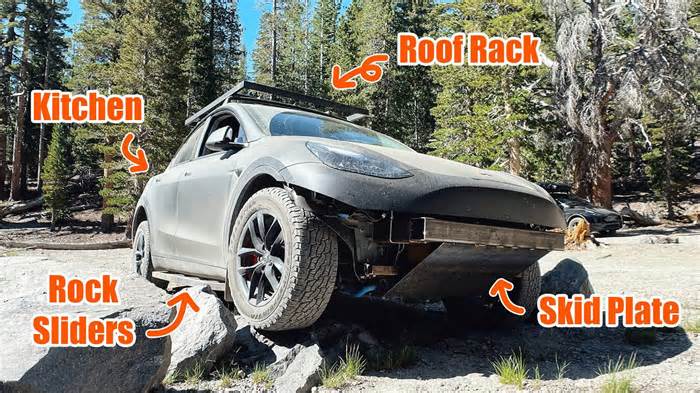 This Tesla Model Y Overlander Takes Off-Roading to the Next Level
