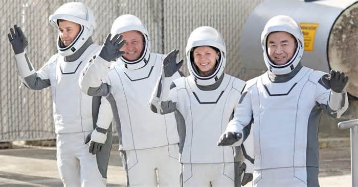 SpaceX launches international crew to space station on 6-month NASA mission