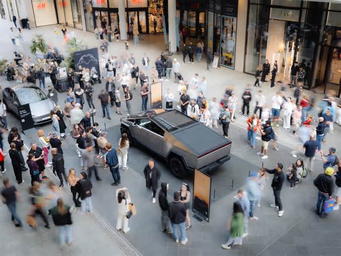 What Is the Cybertruck Doing at the Mall in Berlin if Tesla Is Not Selling It in Europe?