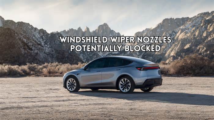 Tesla Recalls 2026 Model Y Over Potentially Blocked Windshield Wiper Nozzles