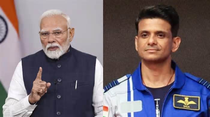 PM Modi congratulates Axiom-4 crew, says Group Captain Shubhanshu Shukla carries the aspirations of 1.4 billion Indians